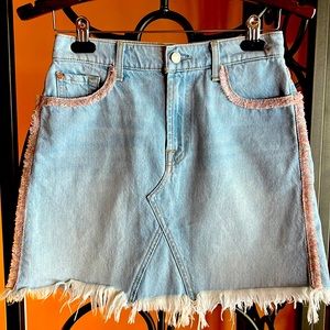 7 FOR ALL MANKIND Denim Mini Skirt